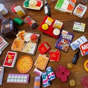 Vintage Barbie Food Accessories Lot 80s 90s McDonald’s Kitchen Playset